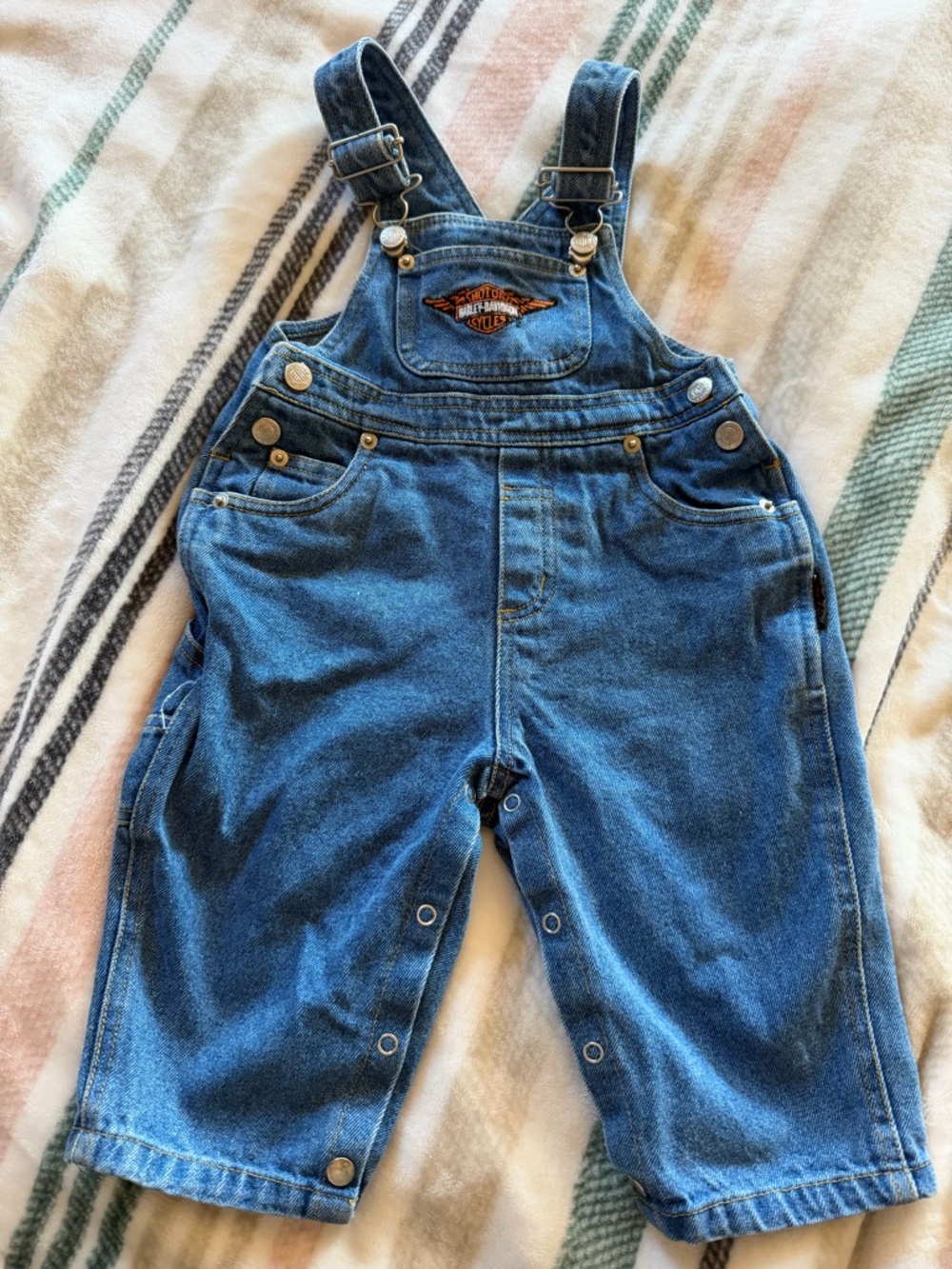 Harley-Davidson Denim Kids Overalls